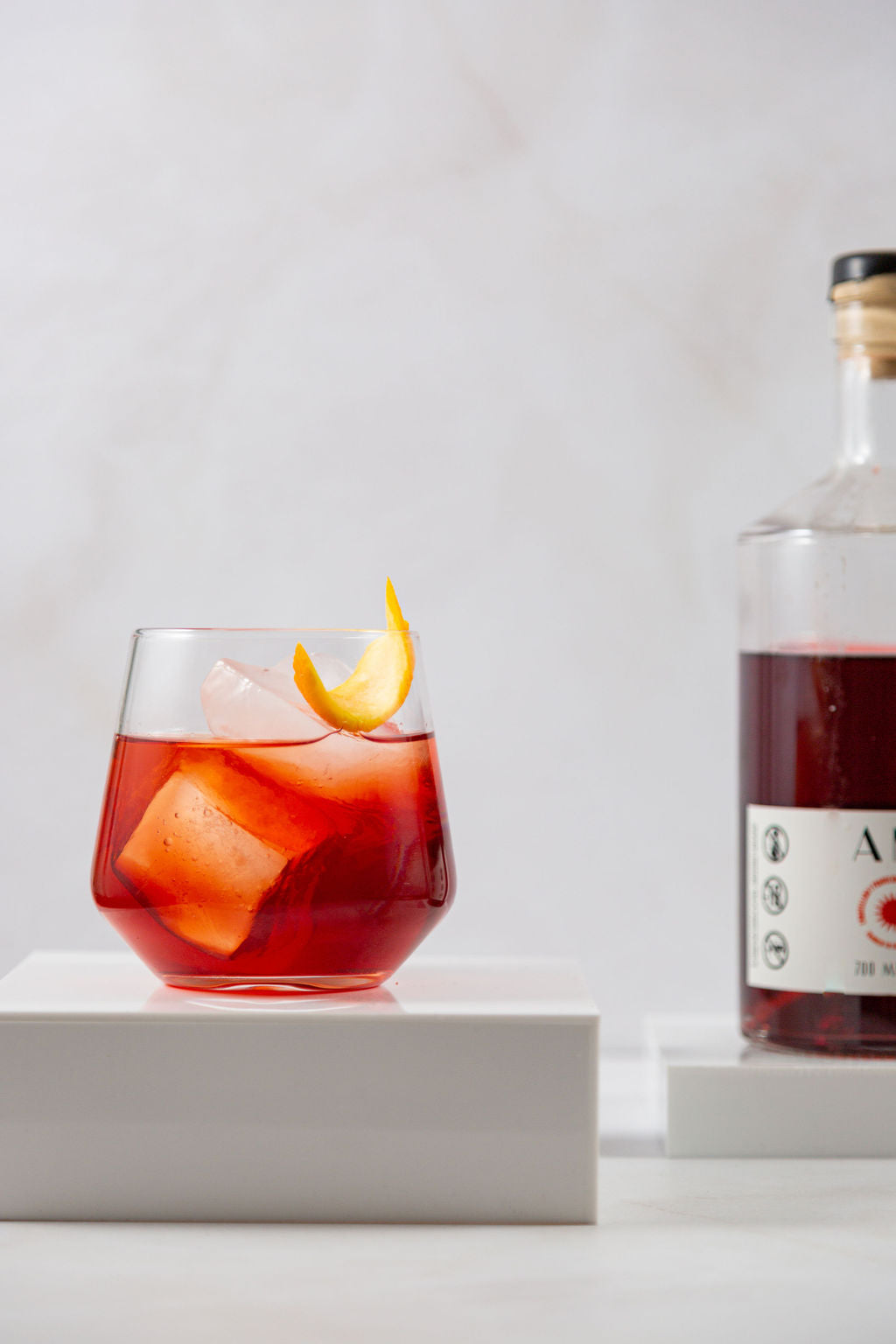 Cranberry Crush vaso cristal Tienda Mimosa